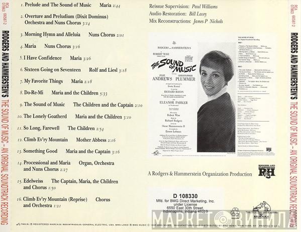 / Rodgers & Hammerstein , Julie Andrews , Christopher Plummer  Irwin Kostal  - The Sound Of Music (An Original Soundtrack Recording)