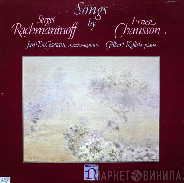 / Sergei Vasilyevich Rachmaninoff - Ernest Chausson , Jan DeGaetani  Gilbert Kalish  - Songs