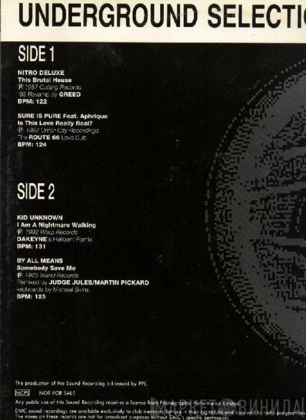  - Underground Selection 5/92