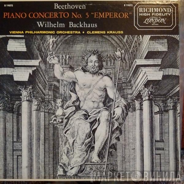 / Wilhelm Backhaus , Ludwig van Beethoven , Wiener Philharmoniker  Clemens Krauss  - Piano Concerto No. 5 'Emperor'