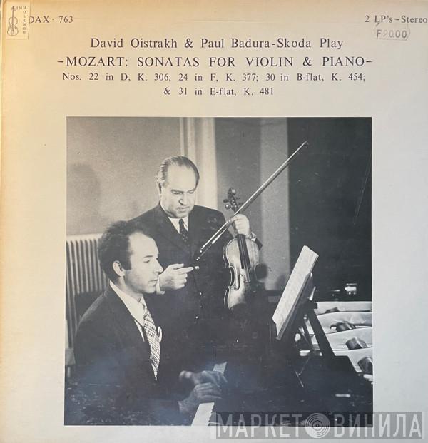 / Wolfgang Amadeus Mozart , David Oistrach  Paul Badura-Skoda  - Sonatas For Violin & Piano K. 306, 377, 454 & 481