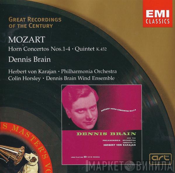 / Wolfgang Amadeus Mozart , Dennis Brain , Herbert von Karajan , Philharmonia Orchestra , Colin Horsley  Dennis Brain Wind Ensemble  - Horn Concertos Nos.1-4 • Quintet K.452
