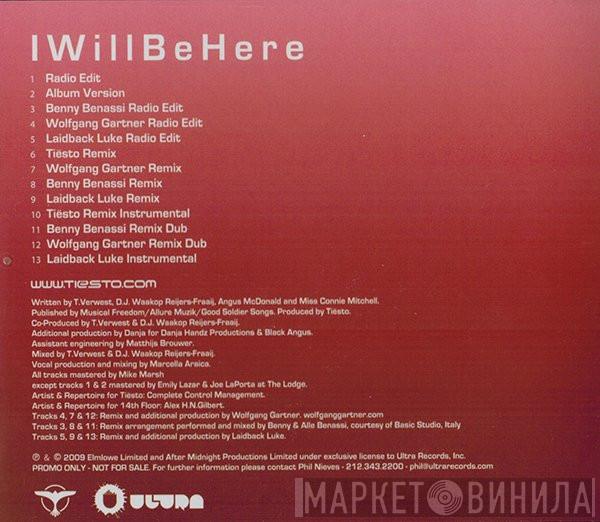 & DJ Tiësto  Sneaky Sound System  - I Will Be Here
