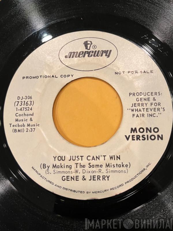 & Gene Chandler  Jerry Butler  - You Just Can't Win (By Making The Same Mistake)