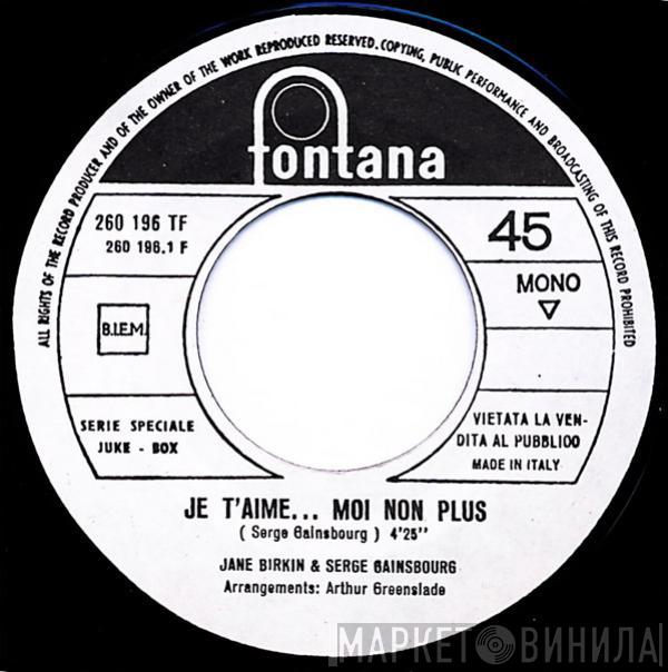& Jane Birkin  Serge Gainsbourg  - Je T'Aime... Moi Non Plus