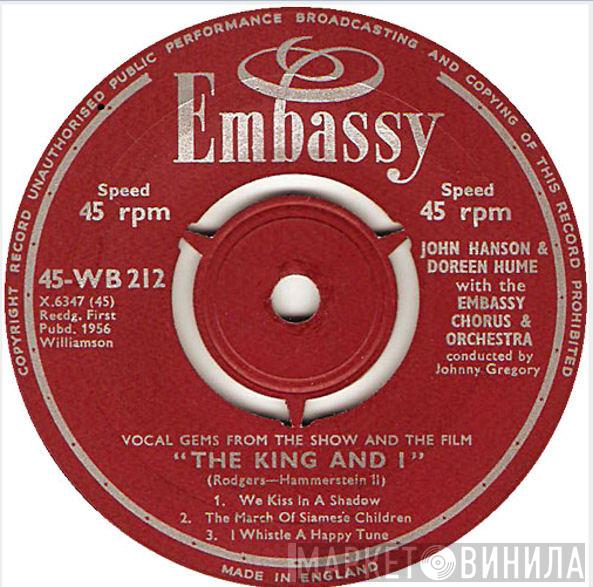 & John Hanson  With The Doreen Hume  Embassy Chorus And Orchestra  - Vocal Gems From The Show And The Film "The King And I"