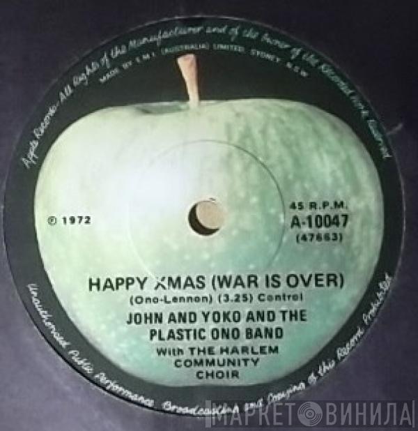 & John Lennon & Yoko Ono ,With The Plastic Ono Band  The Harlem Community Choir  - Happy Xmas (War Is Over)