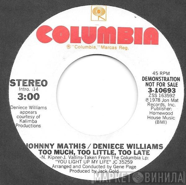 & Johnny Mathis  Deniece Williams  - Too Much, Too Little, Too Late