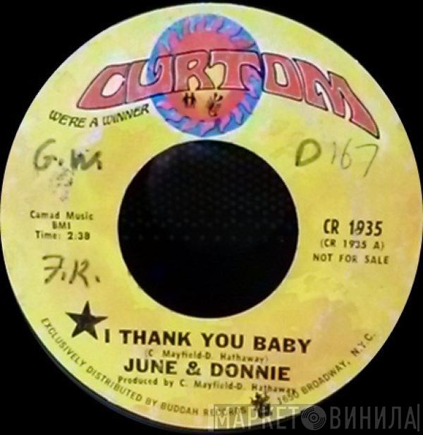 & June Conquest  Donny Hathaway  - I Thank You Baby