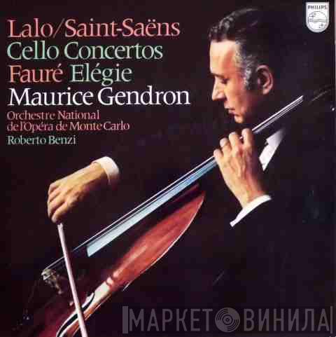 Édouard Lalo, Camille Saint-Saëns, Gabriel Fauré, Maurice Gendron, Orchestre National De L'Opéra De Monte-Carlo, Roberto Benzi - Cello Concertos / Elegie