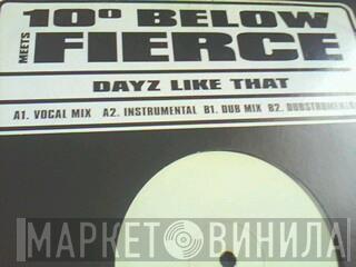 10° Below, Fierce  - Dayz Like That