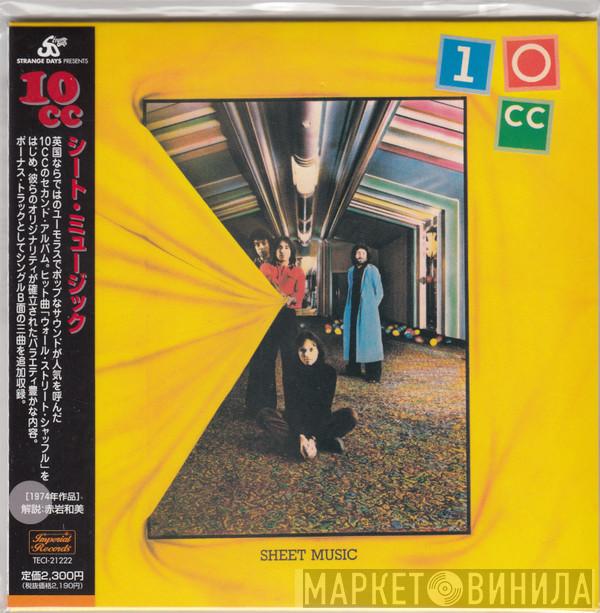  10cc  - Sheet Music