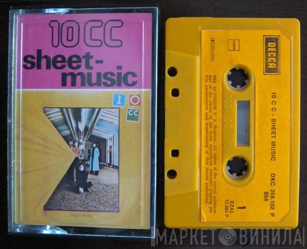  10cc  - Sheet Music