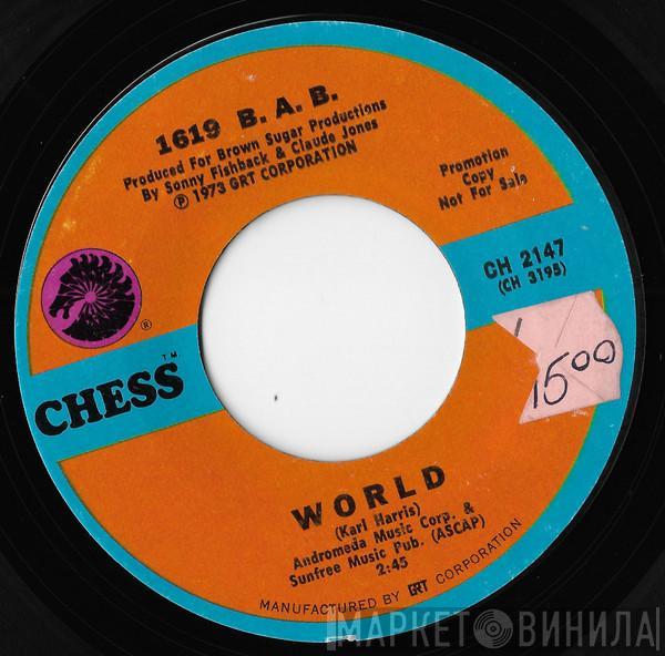 1619 B.A.B. - World / For Your Love