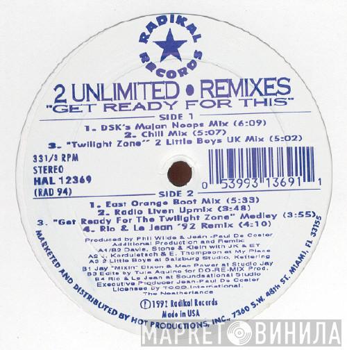  2 Unlimited  - Get Ready For This (Remixes)