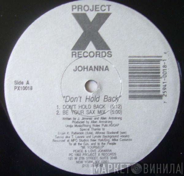 A Bitch Named Johanna - Don't Hold Back