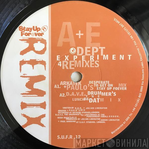 A+E Dept - Experiment 4 - Remixes