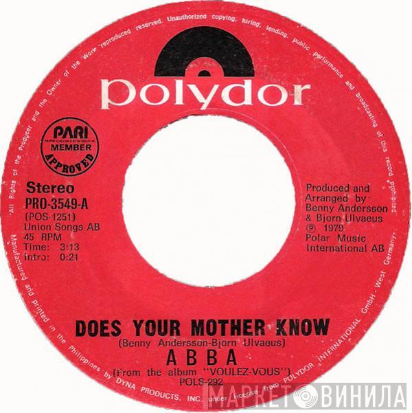  ABBA  - Does Your Mother Know