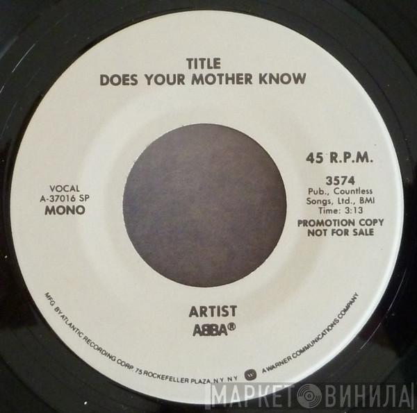  ABBA  - Does Your Mother Know