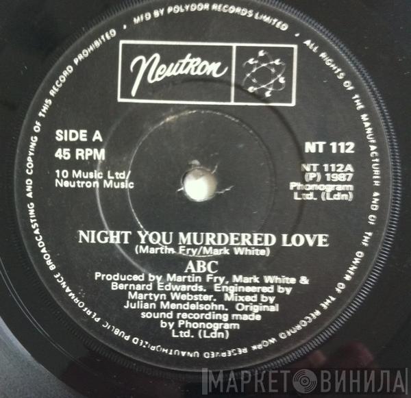  ABC  - Night You Murdered Love
