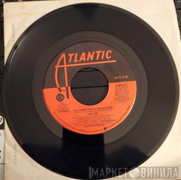  AC/DC  - You Shook Me All Night Long / She's Got Balls