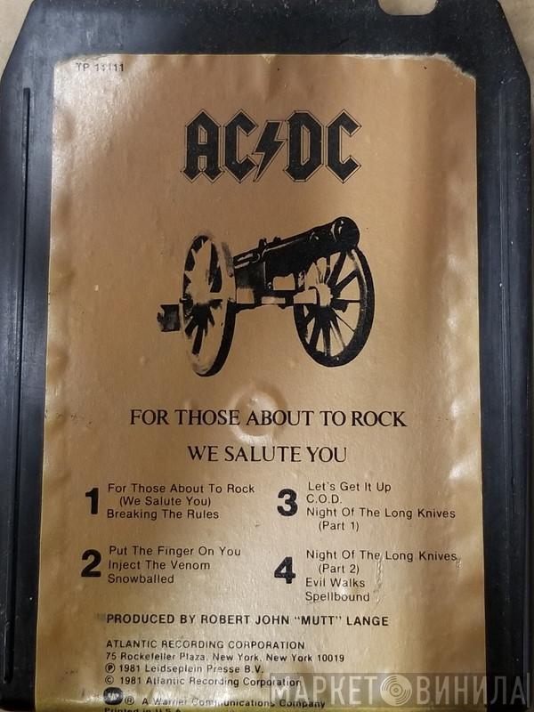  AC/DC  - For Those About To Rock (We Salute You)