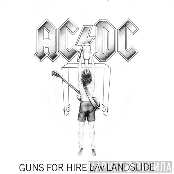 AC/DC - Guns For Hire b/w Landslide