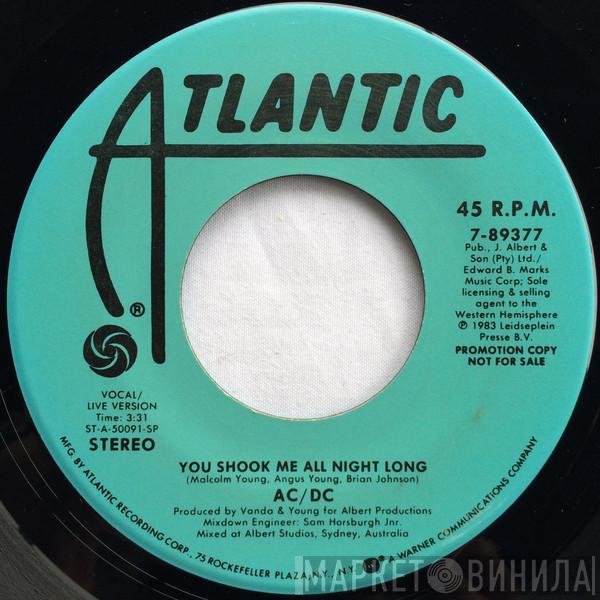  AC/DC  - You Shook Me All Night Long