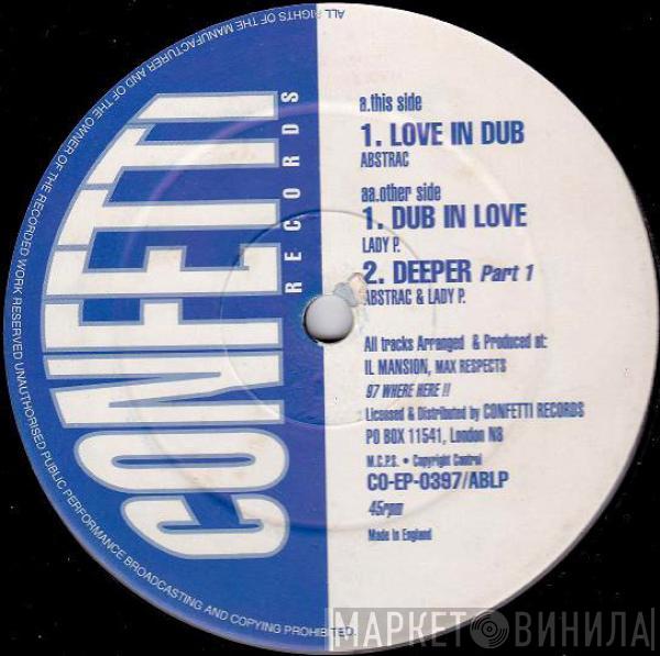 Abstrac, Lady Penelope - Love In Dub / Dub In Love / Deeper Part 1
