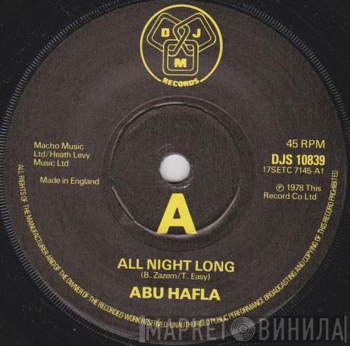 Abu Hafla Orchestra - All Night Long