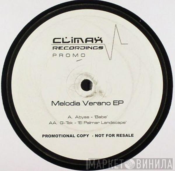 Abyss , G-Tek  - Melodia Verano EP