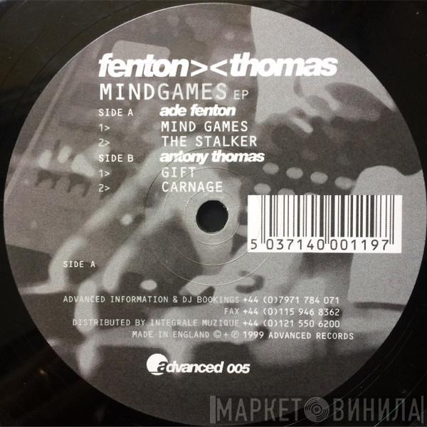 Ade Fenton, Tony Thomas - Mindgames EP