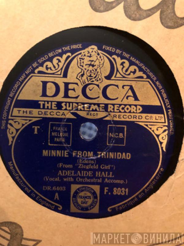 Adelaide Hall - Minnie From Trinidad / Sand In My Shoes