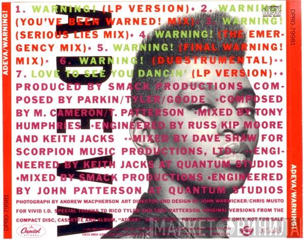  Adeva  - Warning!