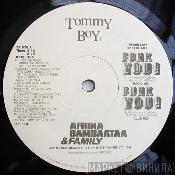 Afrika Bambaataa & Family - Funk You!