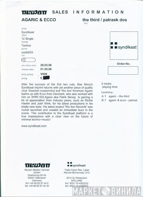 Agaric , Ecco - The Third / Patrask Dos