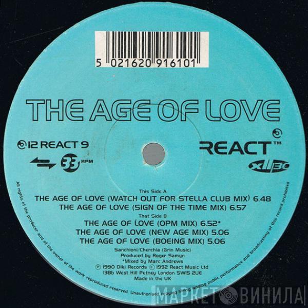 Age Of Love - The Age Of Love (The Jam & Spoon Mixes)