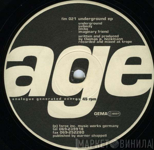 Age - Underground EP