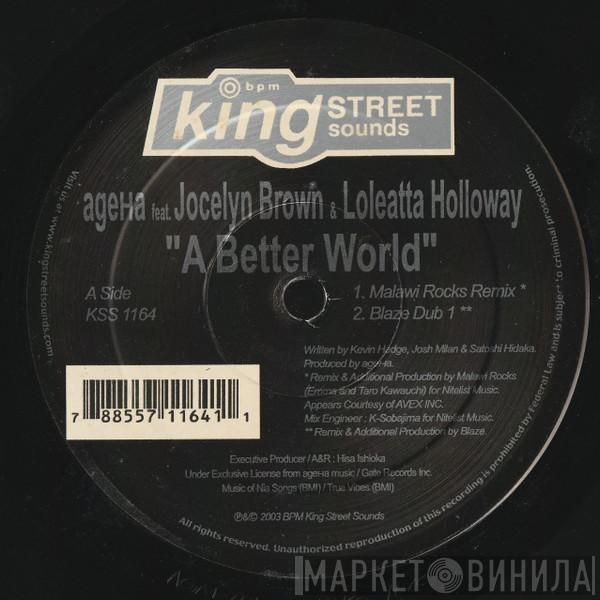 AgeHa, Jocelyn Brown, Loleatta Holloway - A Better World