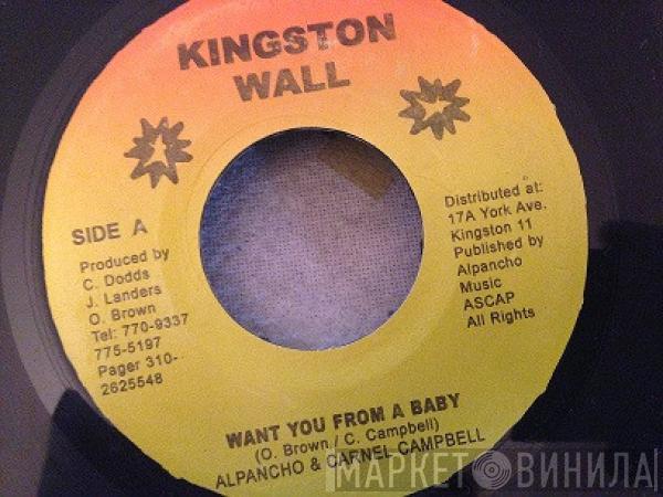 Al Pancho, Cornell Campbell - Want You From A Baby / Queen Of The Minstrel