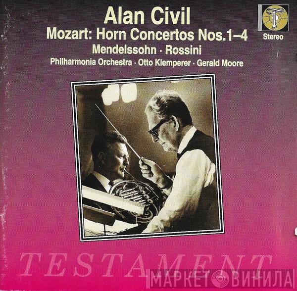 , Alan Civil , Philharmonia Orchestra , Otto Klemperer  Gerald Moore  - Mozart - Horn Concertos Nos. 1-4