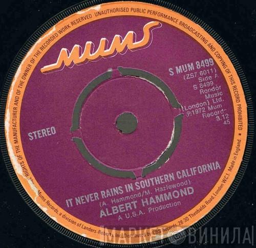 Albert Hammond - It Never Rains In Southern California