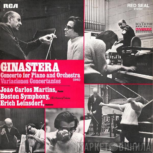 Alberto Ginastera, João Carlos Martins, Boston Symphony Orchestra, Erich Leinsdorf - Concerto For Piano And Orchestra / Variaciones Concertantes