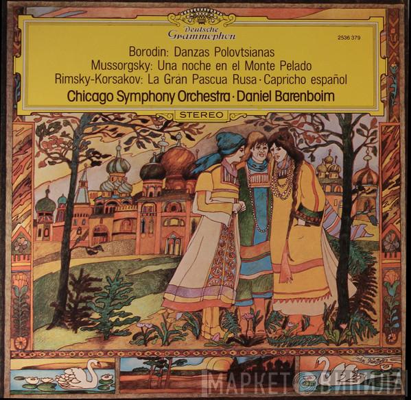 , Alexander Borodin , Modest Mussorgsky - Nikolai Rimsky-Korsakov = The Chicago Symphony Orchestra , The Chicago Symphony Orchestra  Daniel Barenboim  - Danzas Polovtsianas, Una Noche En El Monte Pelado, La Gran Pascua Rusa · Capricho Español