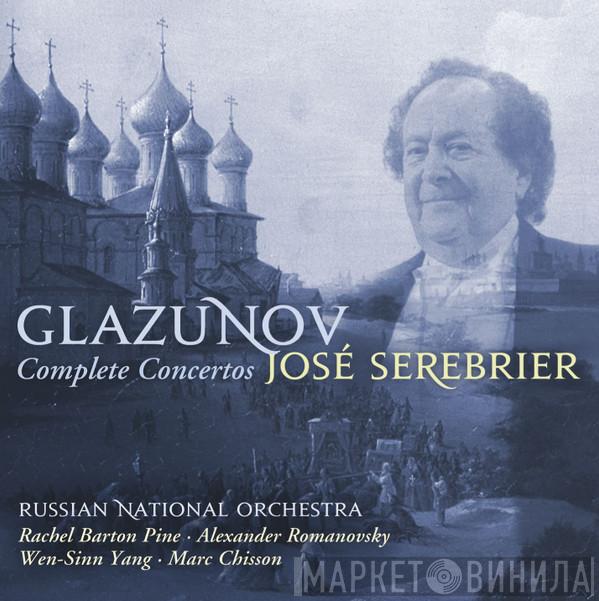 Alexander Glazunov, Jose Serebrier, Russian National Orchestra, Rachel Barton Pine, Alexander Romanovsky, Wen-Sinn Yang, Marc Chisson - Complete Concertos