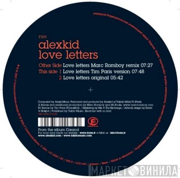 Alexkid - Love Letters