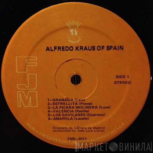  Alfredo Kraus  - Alfredo Kraus Of Spain