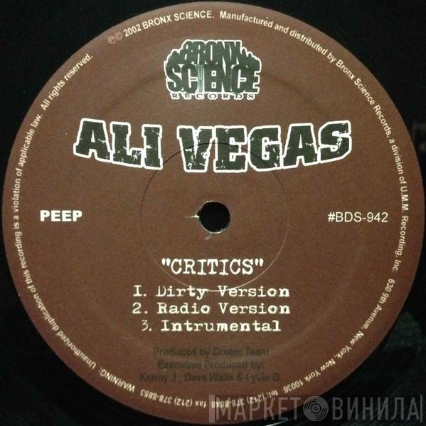 Ali Vegas - Critics / Gangsta Boogie
