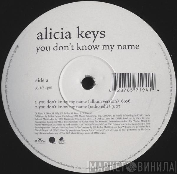 Alicia Keys - You Don't Know My Name