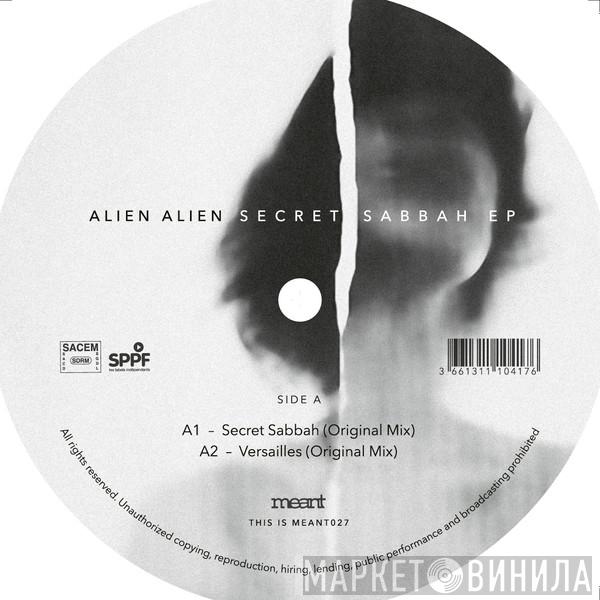 Alien Alien - Secret Sabbah EP